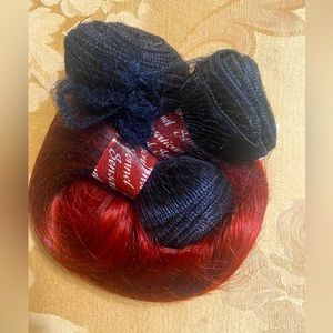 3 pieces Human Hair for weaving .